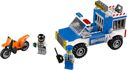 Lego Juniors Honička s policejní dodávkou - 90 ks - obrázek 1