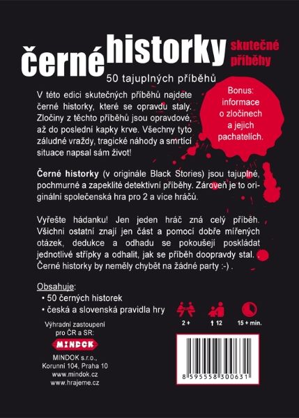 Mindok Černé historky: Skutečné příběhy - obrázek 2