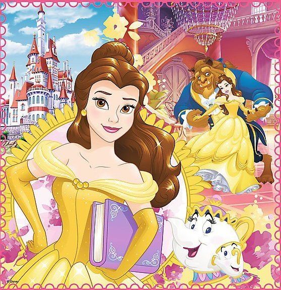 TREFL Puzzle Disney princezny: Kouzelný svět 3v1 (20,36,50 dílků) - obrázek 3