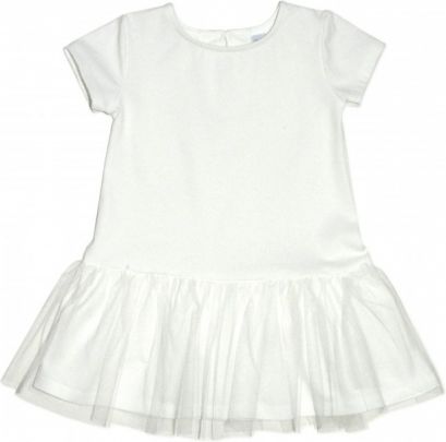 Kojenecké šaty K-Baby - smetanové, vel. 86 - obrázek 1