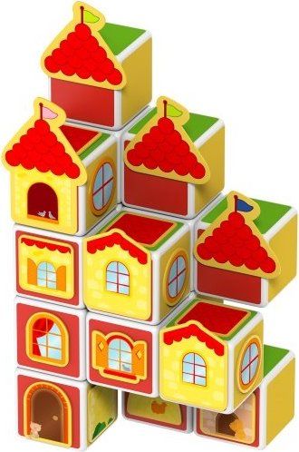 Magnetické kostky GEOMAG Magicube Domy a hrady - obrázek 2