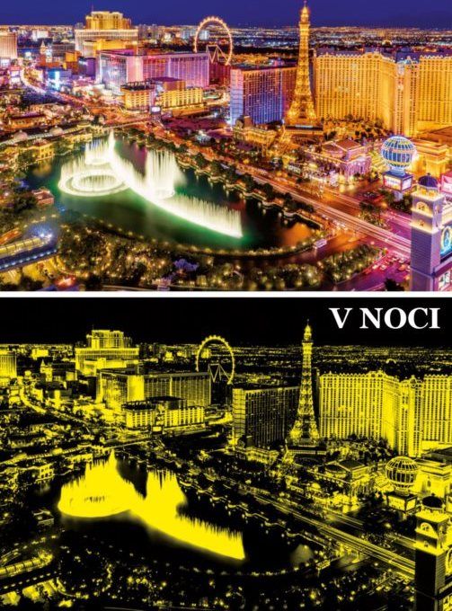 EDUCA Svítící puzzle Las Vegas 1000 dílků - obrázek 1
