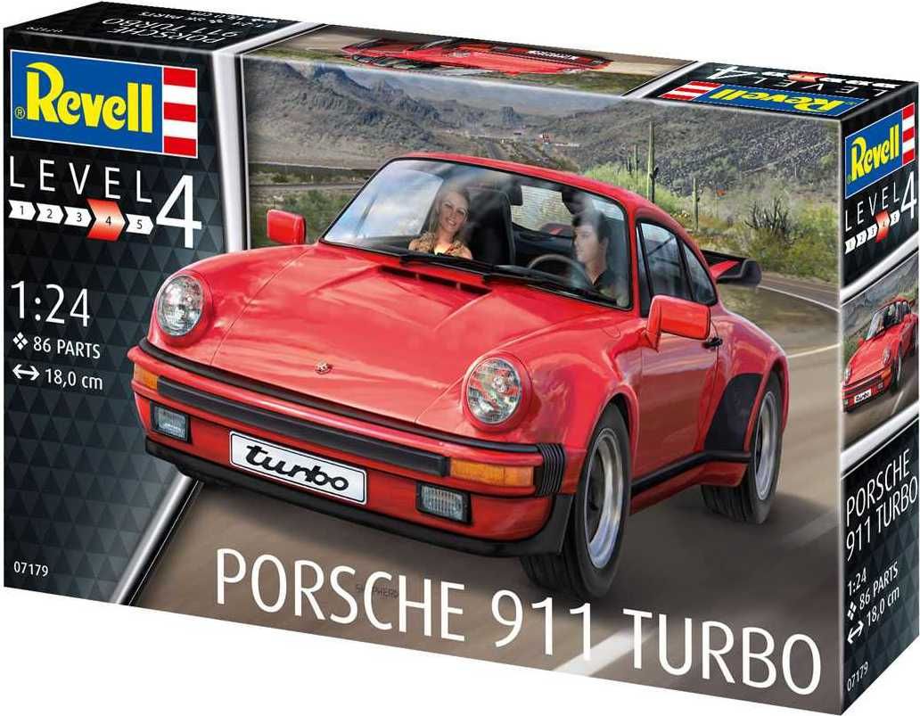 REVELL Plastic ModelKit auto 07179 - Porsche 911 Turbo (1:25) - obrázek 6
