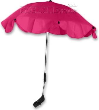 Slunečník, deštník univerzální do kočárku - růžový - obrázek 1
