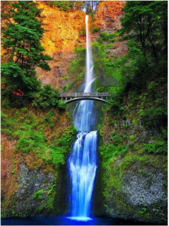 EUROGRAPHICS Puzzle Multnomah Falls, USA 1000 dílků - obrázek 1