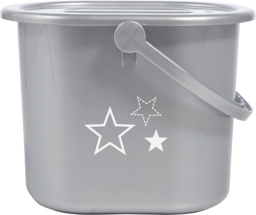 Bebe-jou Kyblík na pleny s víkem Silver Stars - obrázek 1
