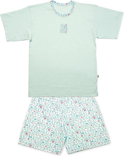Dívčí pyžamo KEY LETTER světle modré Velikost: 140 - obrázek 1