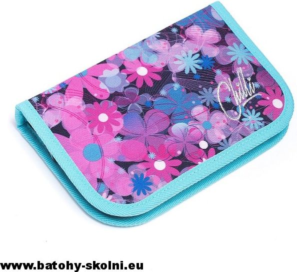 Školní penál Topgal CHI 893 H Pink Květy - obrázek 3