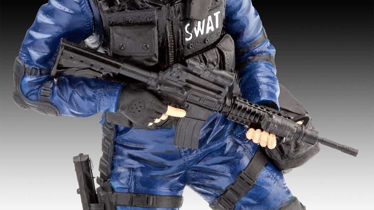 REVELL Plastic ModelKit figurka 02805 - SWAT Officer (1:16) - obrázek 5