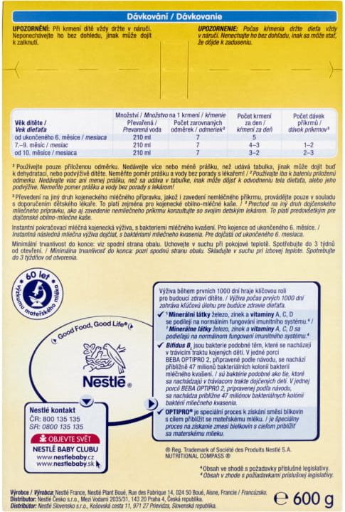BEBA OPTIPRO 2 600g - obrázek 2