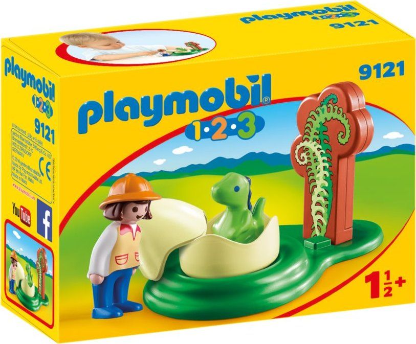 PLAYMOBIL Dinosauří vejce (1.2.3) 9121 - obrázek 1
