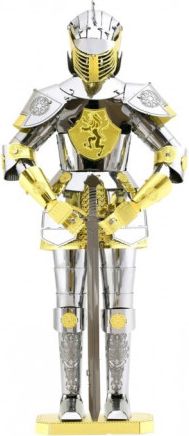 METAL EARTH 3D puzzle Brnění - Evropský rytíř - obrázek 1