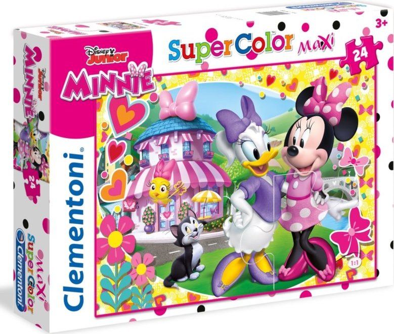 CLEMENTONI Puzzle Minnie MAXI 24 dílků - obrázek 2