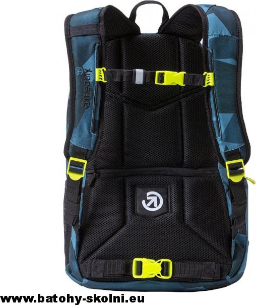 Studentský batoh Meatfly Basejumper 5 A Shade Mono Steel Black - Doprava Zdarma - obrázek 6