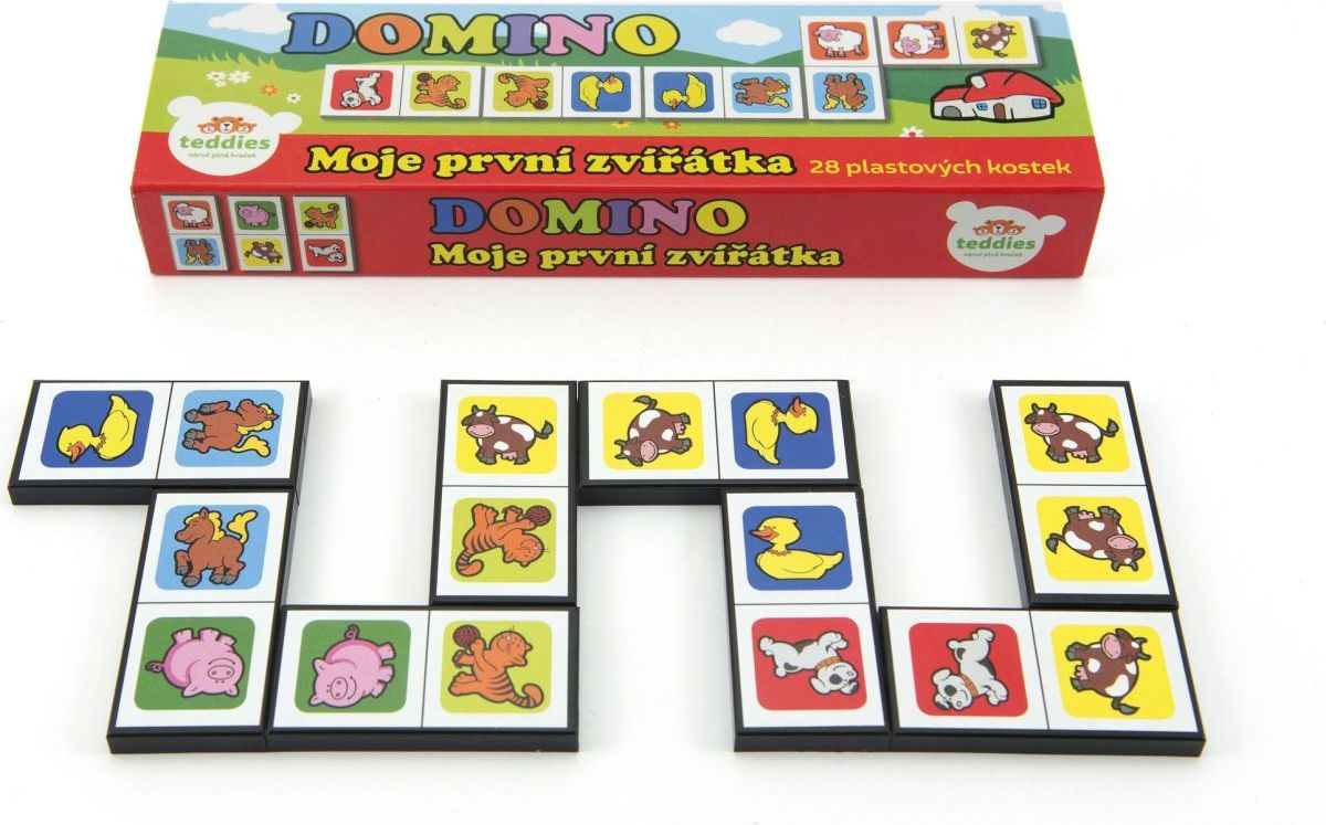 Domino Moje první zvířátka 28 ks - obrázek 1