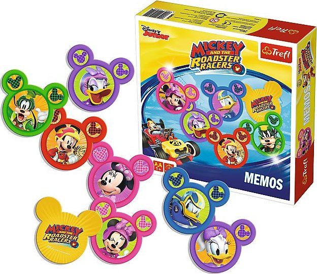 TREFL Pexeso Mickey Mouse a závodníci - obrázek 1