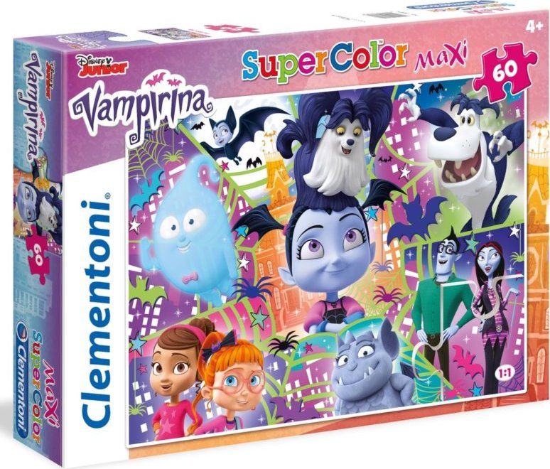CLEMENTONI Puzzle Vampirina MAXI 60 dílků - obrázek 2