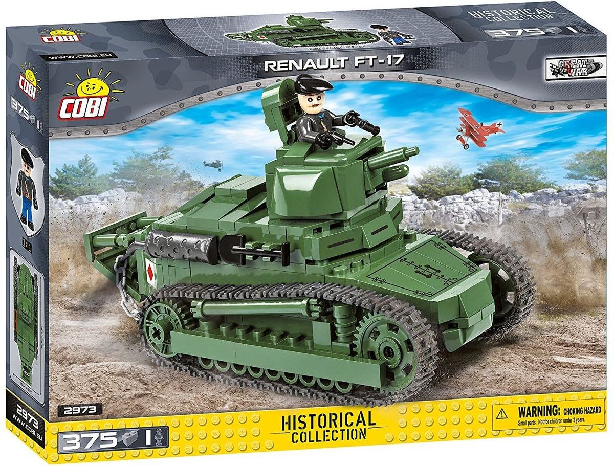 Cobi 2973 Malá armáda I. světová válka Tank Renault Ft-17 - obrázek 1