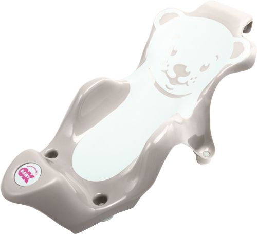 OK BABY Lehátko do vaničky Buddy - šedé - obrázek 1