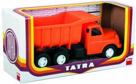 Dino Auto Tatra 148 plast 30cm oranžová sklápěč v krabici - obrázek 2