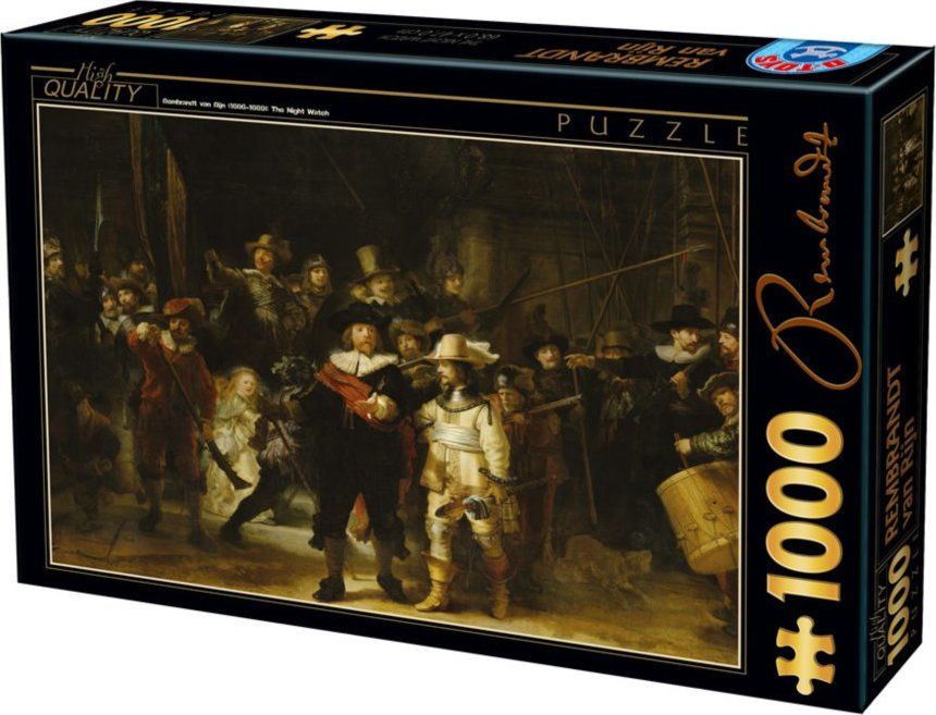 D-TOYS Puzzle Noční hlídka 1000 dílků - obrázek 1