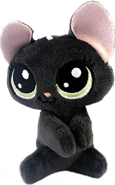 Hasbro Littlest Pet Shop LPS Plyšová kočička Jade Catkin s klipem - obrázek 1