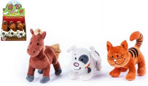 TEDDIES Zvířátko plyš 18-se zvukem Pejsek 20 cm - obrázek 1