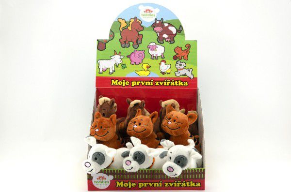 TEDDIES Zvířátko plyš 18-se zvukem Pejsek 20 cm - obrázek 3