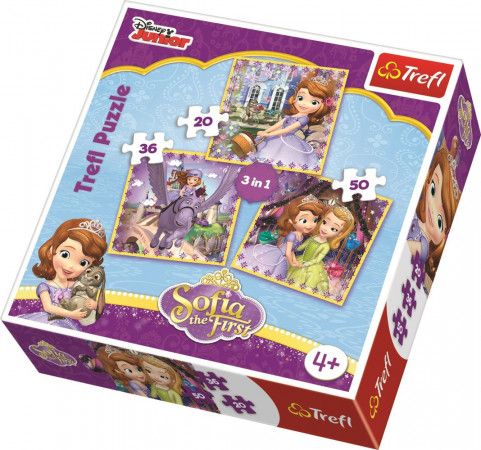 Trefl 34814 Sofie první 3v1 20 36 50 dílků - obrázek 1