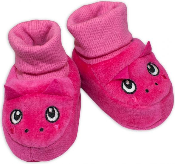 YO ! YO ! Botičky/capáčky YO! Dráček - tm. růžové, vel. 6 - 12 m 6/12měsíců - obrázek 1