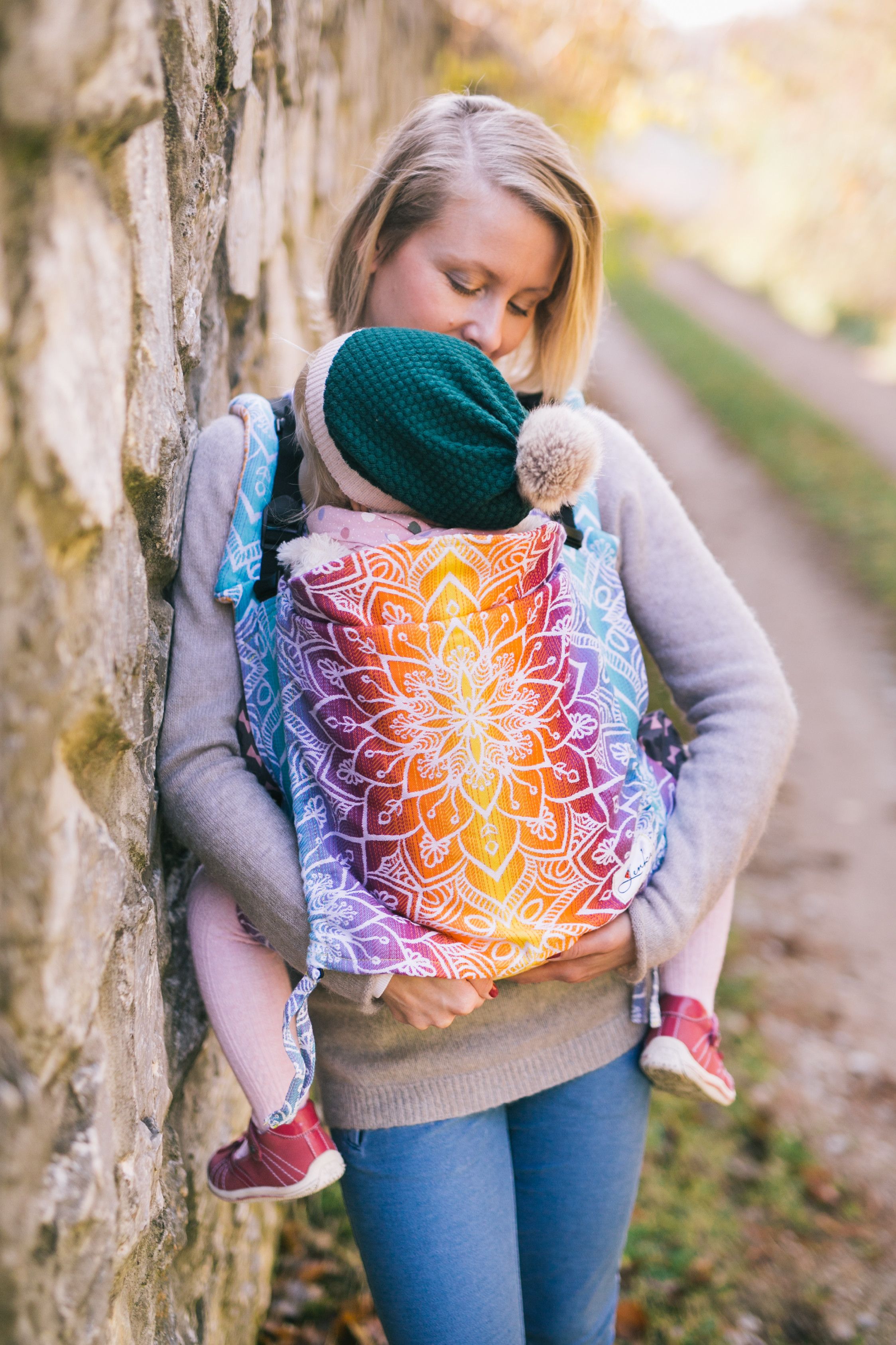 Be Lenka Nosítko Lenka Toddler Mandala - Day Ramenní popruhy: Klasické bez možnosti kríženia - obrázek 1
