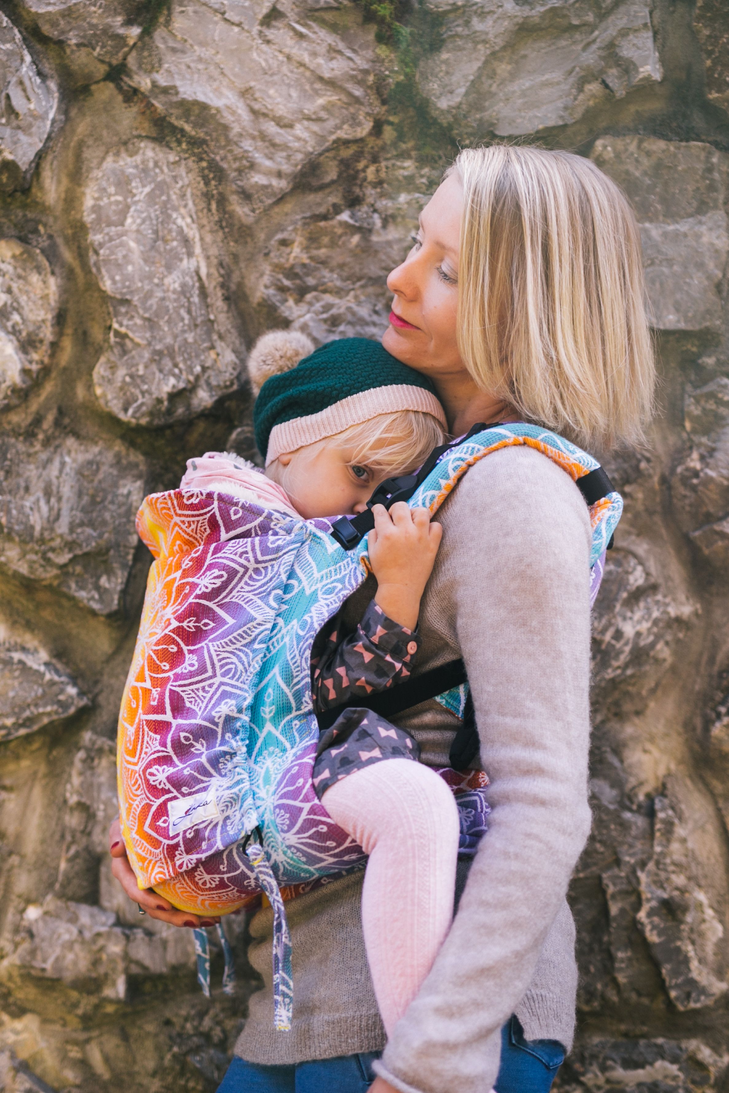 Be Lenka Nosítko Lenka Toddler Mandala - Day Ramenní popruhy: Klasické bez možnosti kríženia - obrázek 2