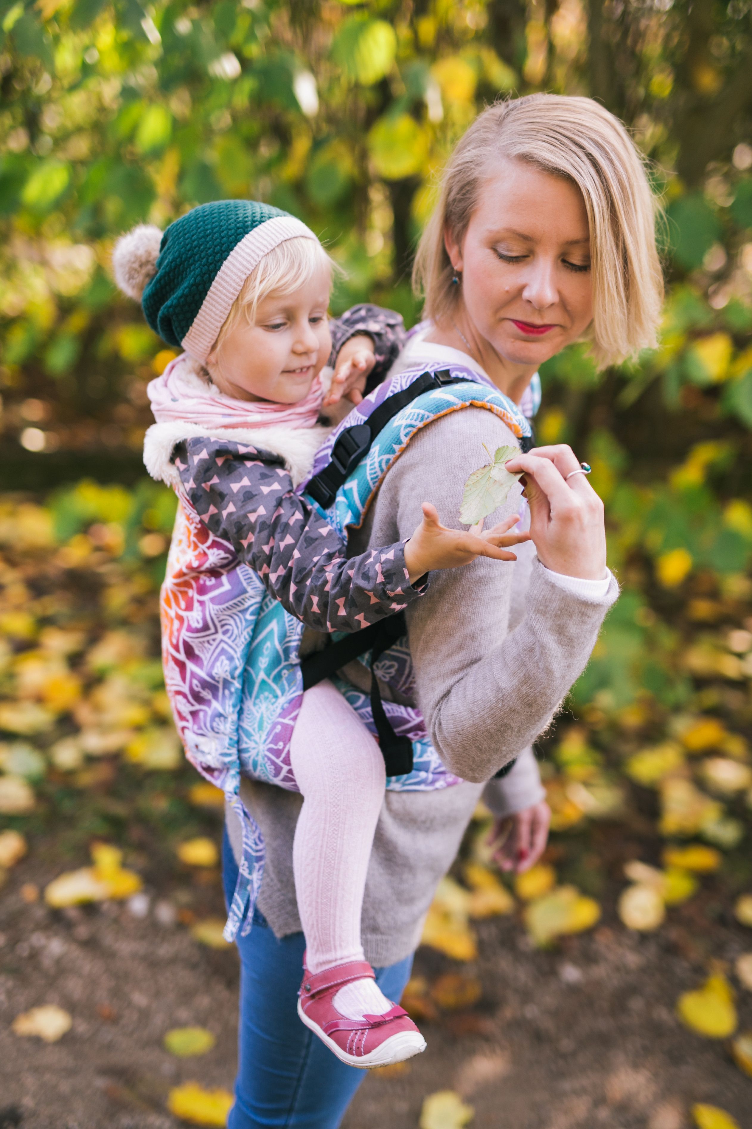 Be Lenka Nosítko Lenka Toddler Mandala - Day Ramenní popruhy: Klasické bez možnosti kríženia - obrázek 4
