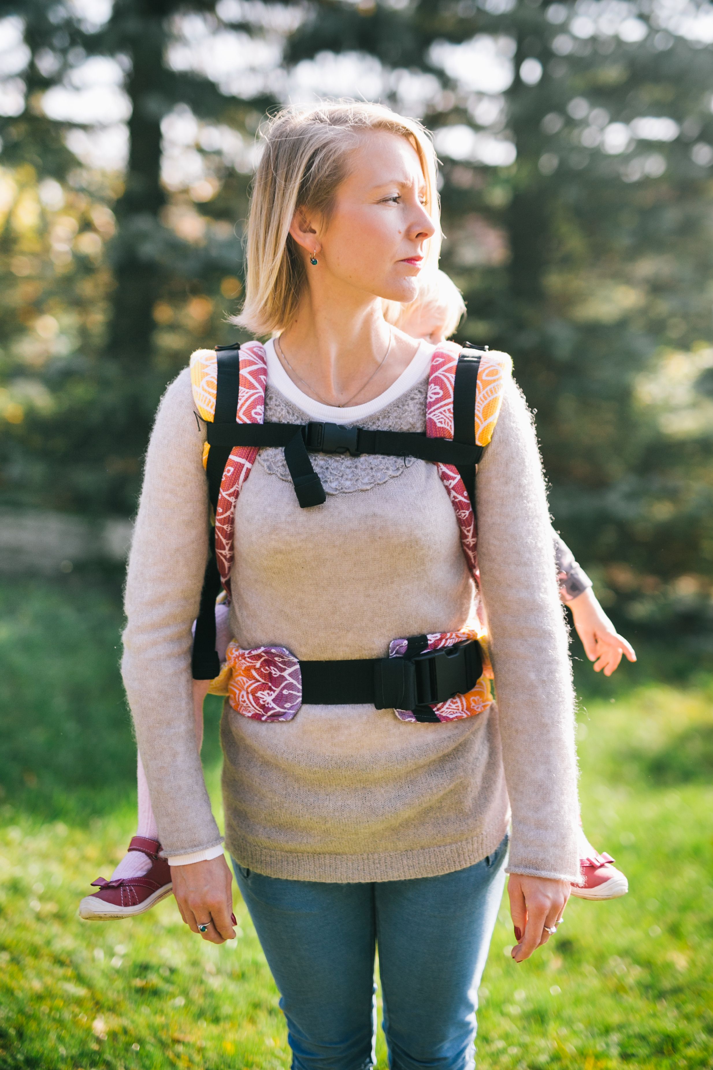 Be Lenka Nosítko Lenka Toddler Mandala - Day Ramenní popruhy: Klasické bez možnosti kríženia - obrázek 6