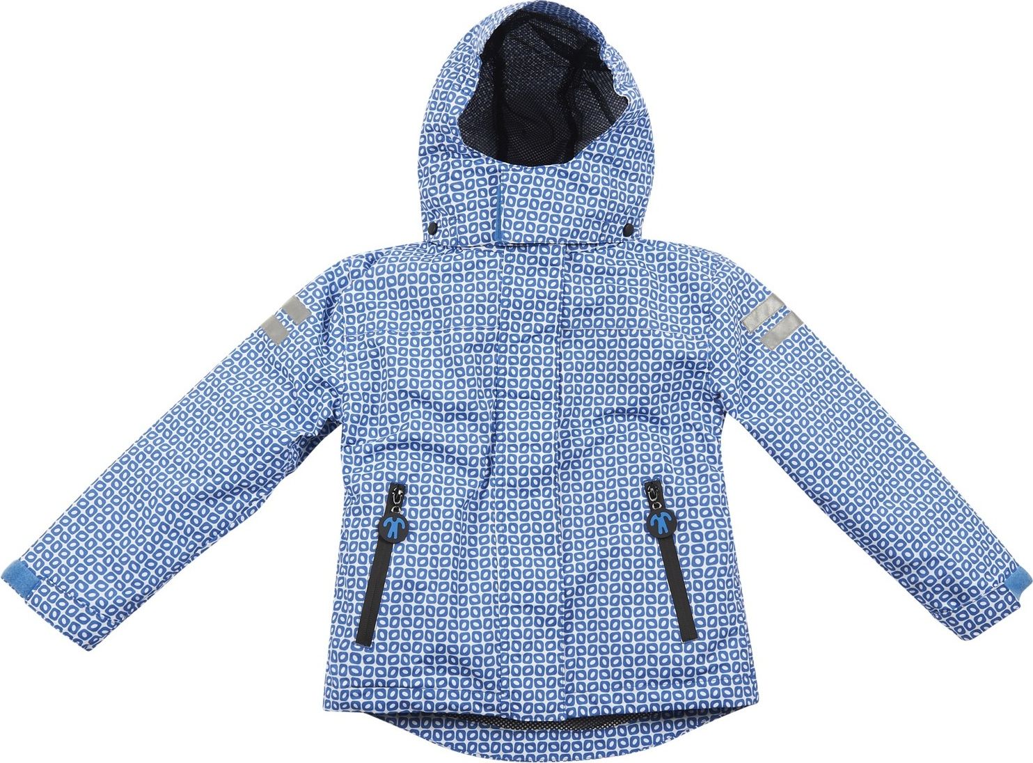 DUCKSDAY Bunda 3v1 s odnímatelnou fleecovou mikinou funky blue/off-white sherpa 04Y - obrázek 1
