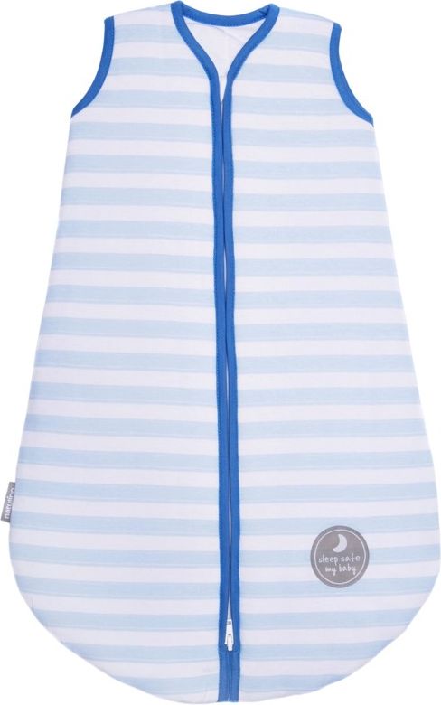Natulino dětský zimní spací pytel pro miminko, BLUE STRIPES / NAVY, 3vrstvý, S (0 - 6 měsíců) - obrázek 1