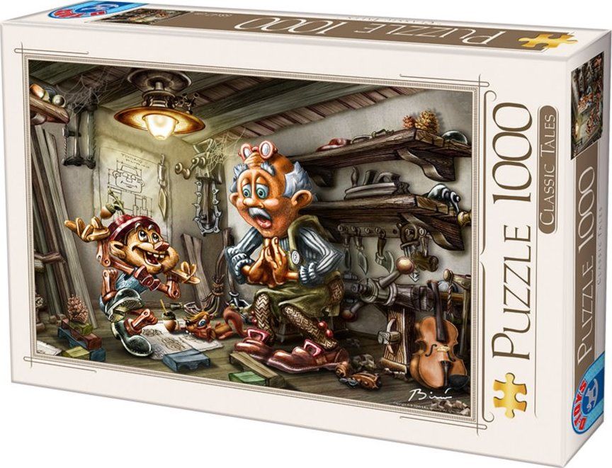 D-TOYS Puzzle Pinokio 1000 dílků - obrázek 1
