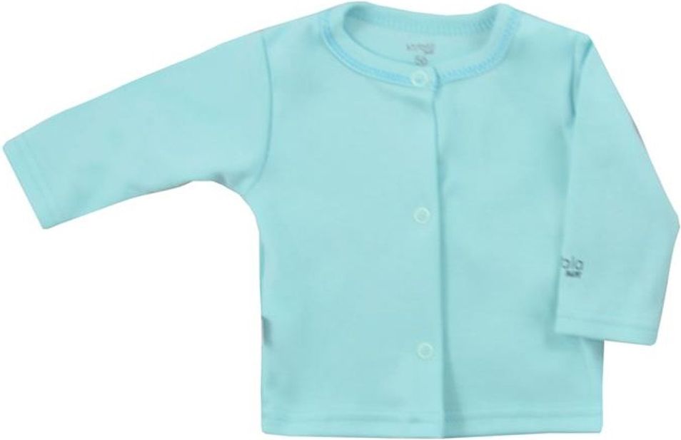 Kojenecký bavlněný kabátek Koala Happy Baby tyrkysový 86 (12-18m) - obrázek 1