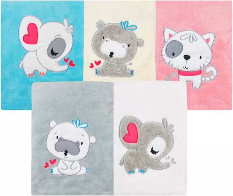 Dětská deka Koala Animals tyrkysová - obrázek 2