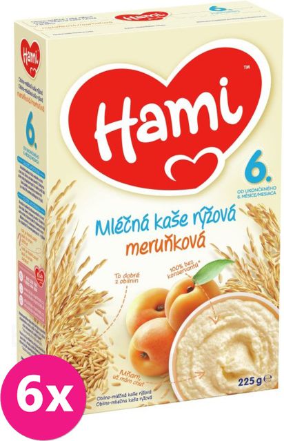Nutricia Hami duopack rýžová s meruňkami 225 g - obrázek 1