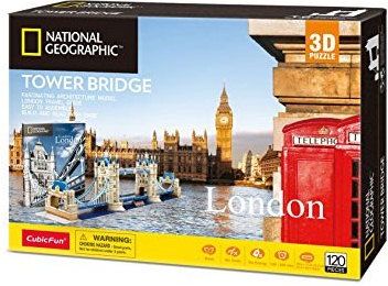 Puzzle 3D NG Tower Bridge - 120 dílků - obrázek 1