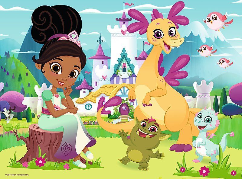 TREFL Puzzle Nella - princezna rytířů: Bezstarostná zábava 30 dílků - obrázek 1