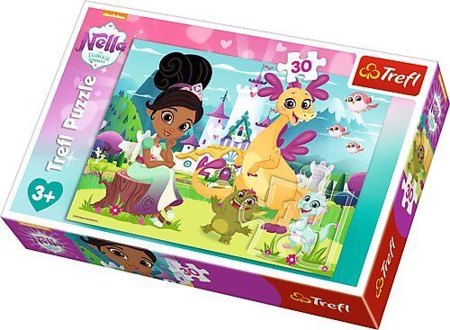 TREFL Puzzle Nella - princezna rytířů: Bezstarostná zábava 30 dílků - obrázek 2