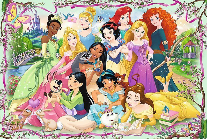 TREFL Puzzle Disney princezny: Setkání princezen 260 dílků - obrázek 1