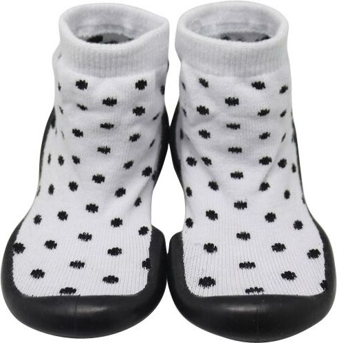Rose et Chocolat Slippers - White Polka Dot 24 - obrázek 1