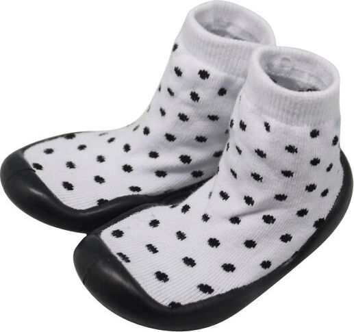 Rose et Chocolat Slippers - White Polka Dot 24 - obrázek 2