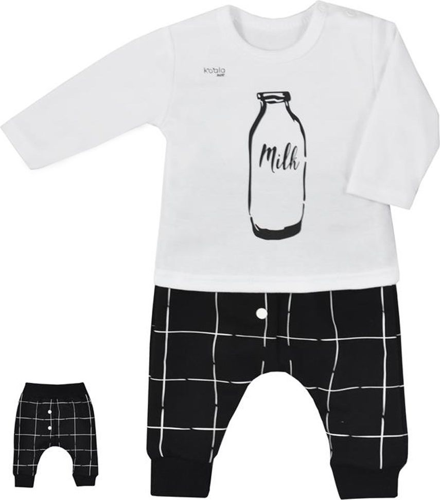 2-dílná kojenecká souprava Koala MILK bílá 86 (12-18m) - obrázek 1