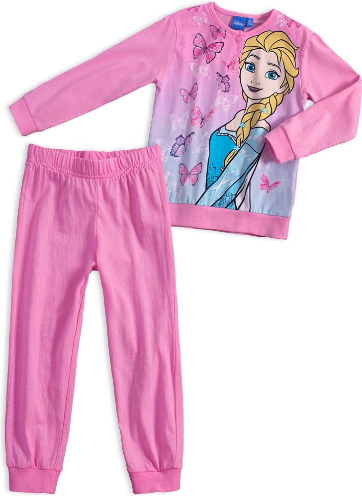 Dívčí pyžamo DISNEY FROZEN ELSA růžové orchidea Velikost: 98 - obrázek 1