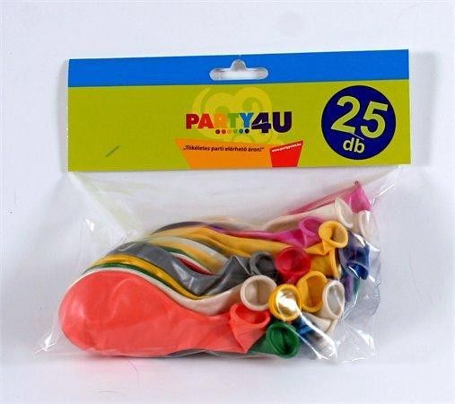 Nafukovací balonky, perleťové, mix barev, 26 cm, bal. 25 ks - obrázek 1