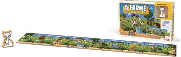 EFKO Vyprávěcí puzzle O farmě 9 dílků - obrázek 2